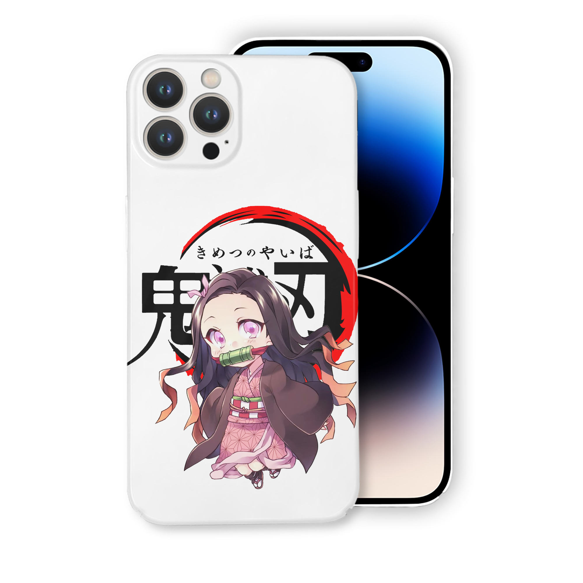（画像用） 鬼滅の刃（きめつのやいば）竈門 禰󠄀豆子／かまど ねずこ Kamado Nezuko 【iPhone 14シリーズ対応】ハードケース